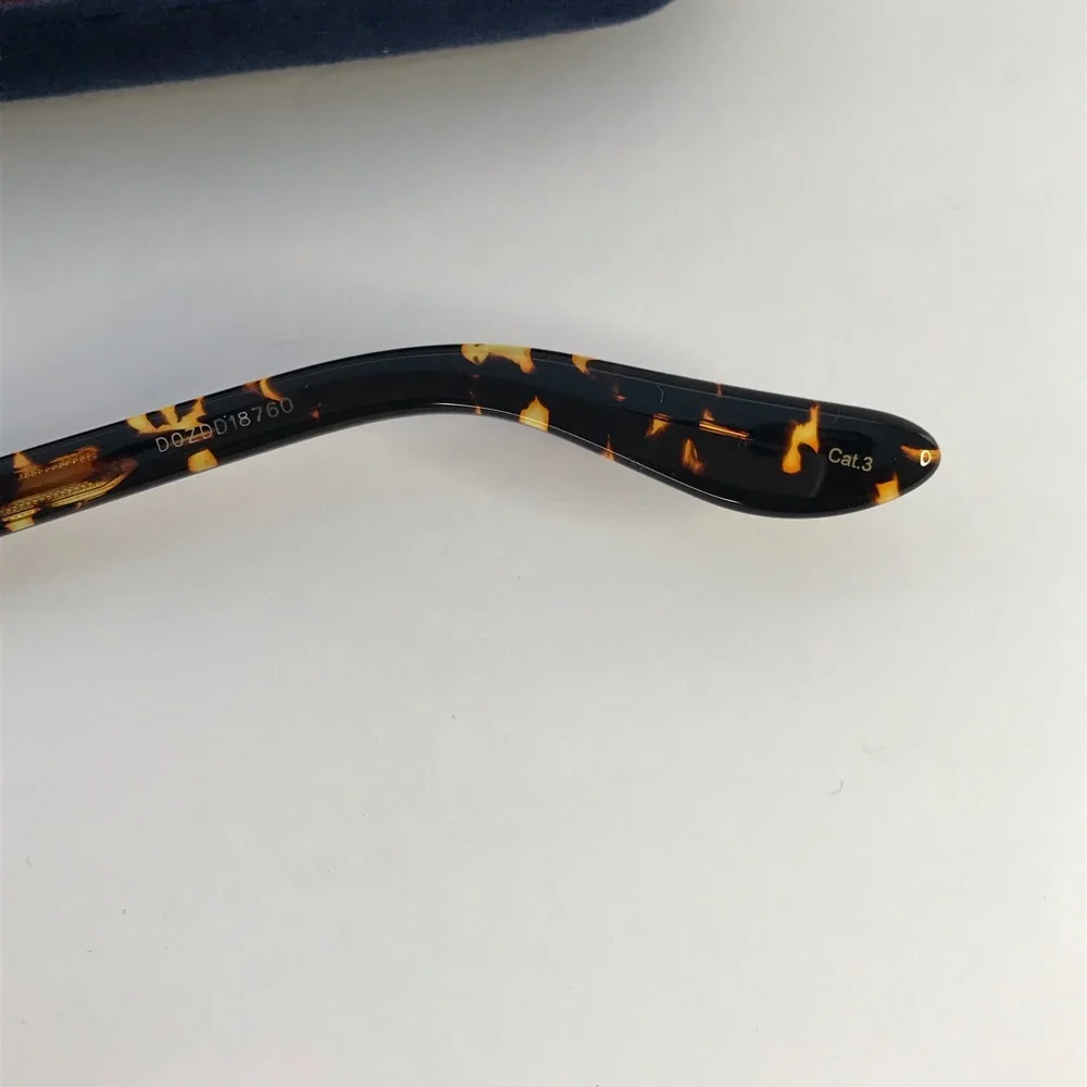 New - Authentic GUCCI GG1039S 002 sunglass dark havana frame green light mirror